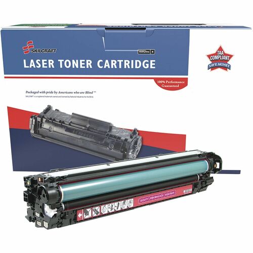 SKILCRAFT® NSN6961584 Remanufactured Laser Toner Cartridge 650A - Magenta - 1 Each