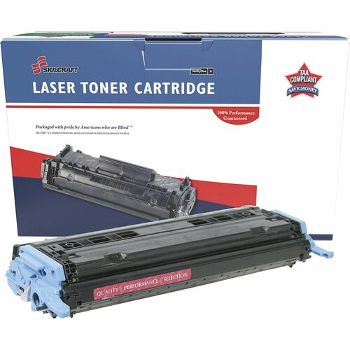 SKILCRAFT® NSN6962221 Remanufactured Laser Toner Cartridge 124A - Magenta - 1 Each