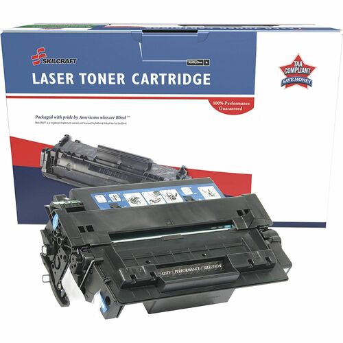 SKILCRAFT® NSN6961566 Remanufactured High Yield Laser Toner Cartridge 51A, 51X, Q7551X - Black - 1 Each