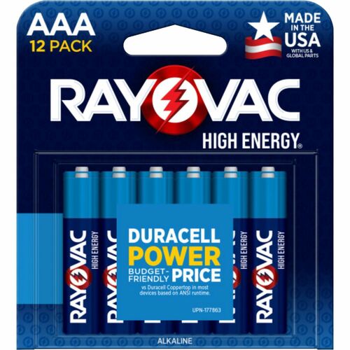 Rayovac RAY82412T High Energy Battery