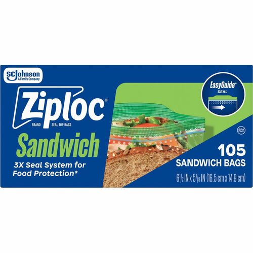 Ziploc® SJN383211 Sandwich Bags