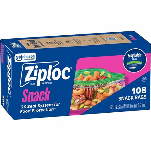 Ziploc® SJN383215 Snack Size Storage Bags