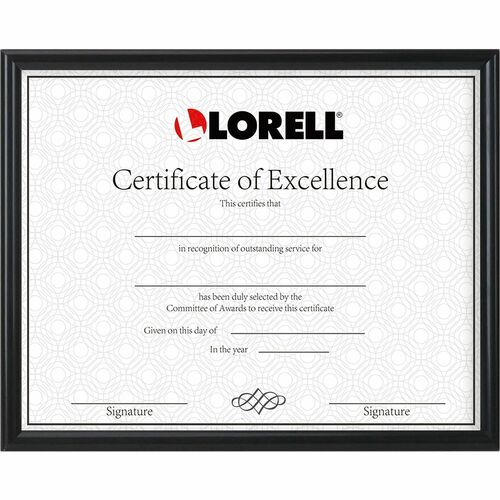 Lorell LLR49415 Certificate Frame