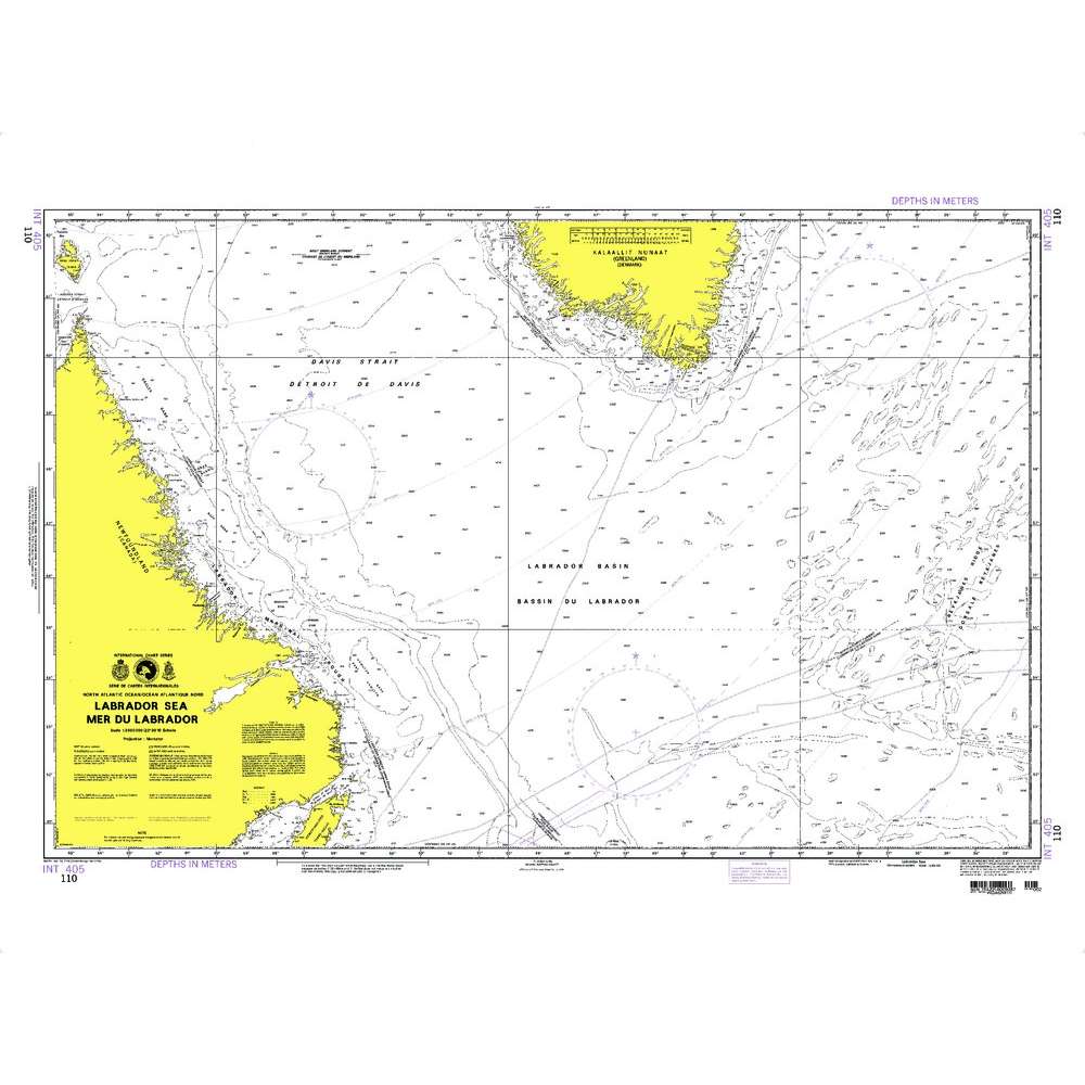 Paradise Clay NGA_110 NGA Chart Labrador Sea