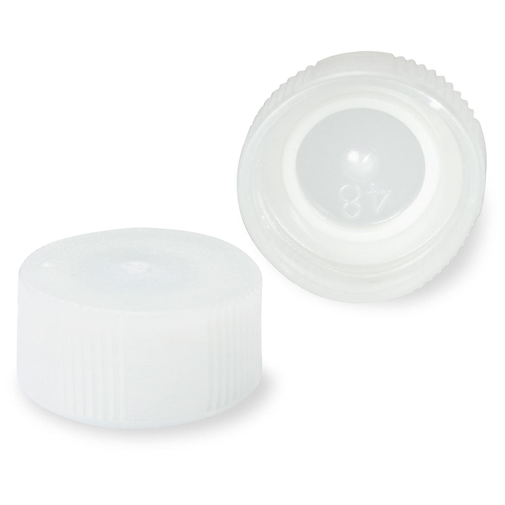Globe Scientific 111671C Screw Cap for Microtube with O-Ring Clear