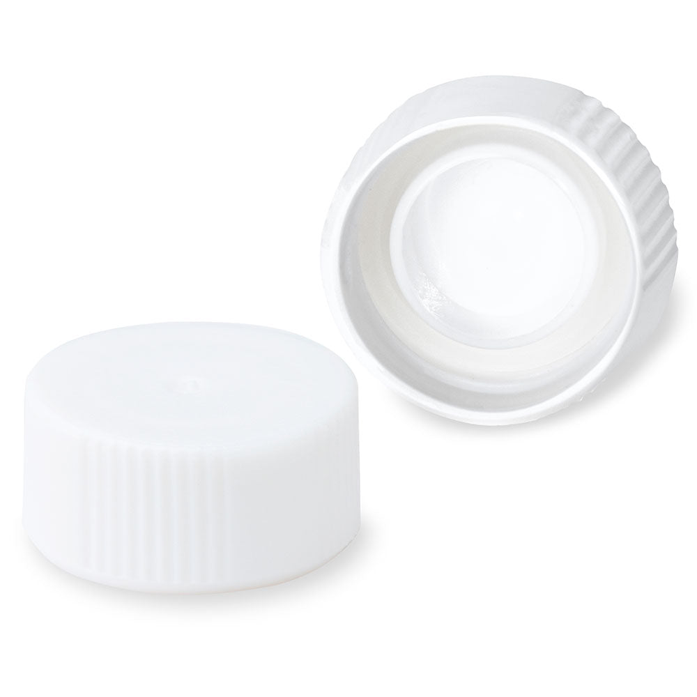 Globe Scientific 111671W Screw Cap for Microtube with O-Ring White