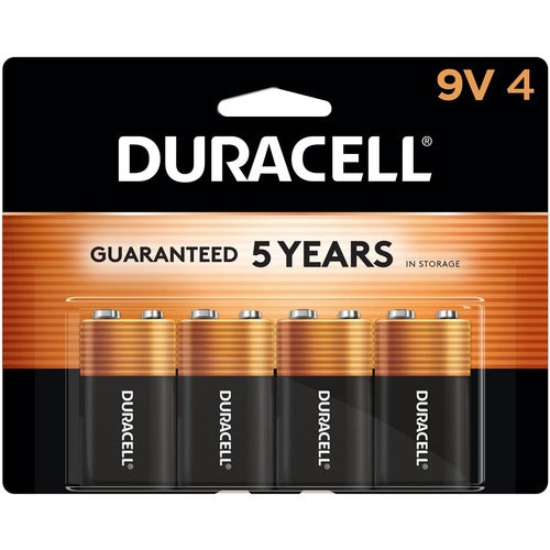 Duracell DURMN16RT4Z 9-Volt Coppertop Alkaline Batteries