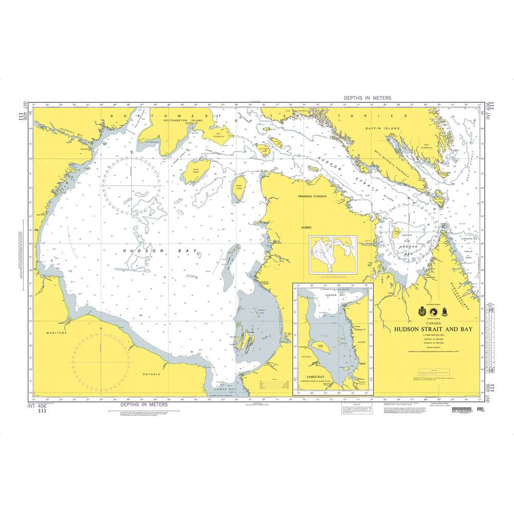 Paradise Clay NGA_111 NGA Chart Hudson Strait and Bay