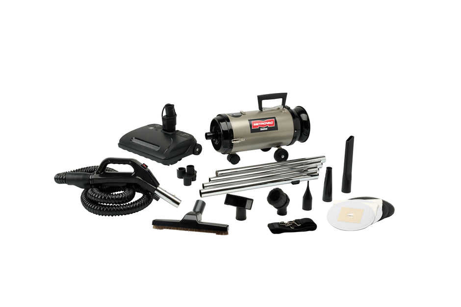 Metrovac 113-577959 Professional Evolution W/ Electric Power Nozzle Compact Canister Vac