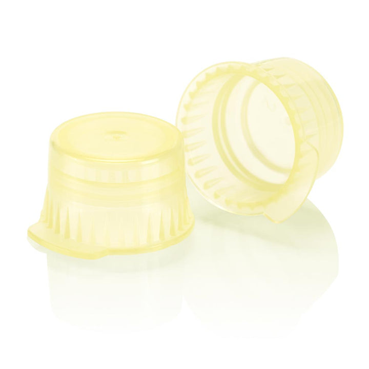 Globe Scientific 113142A Snap cap Translucent gray PE for 12/13mm vacuum and Test tubes