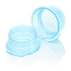 Globe Scientific 113144B Snap Cap Translucent Blue PE for 16mm Glass and Evacuated tubes