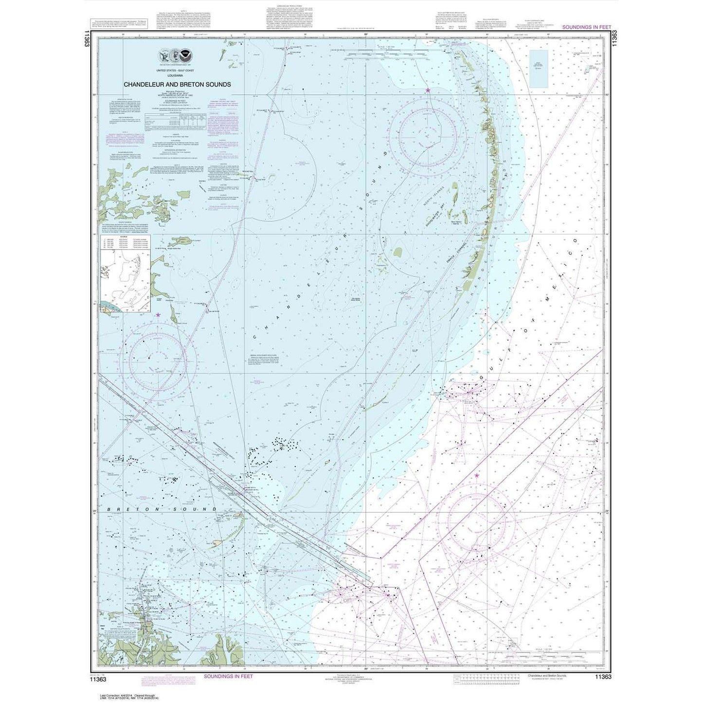 Paradise Clay NO_11363 HISTORICAL NOAA Chandeleur and Breton Sounds