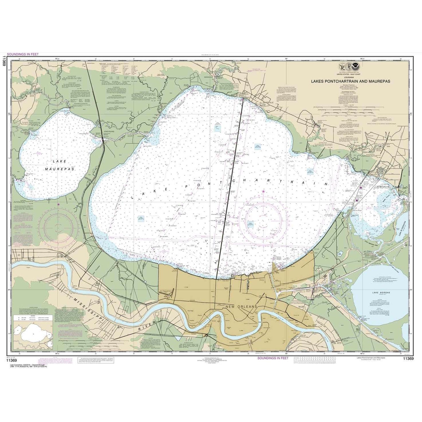 Paradise Clay NO_11369 HISTORICAL NOAA Lakes Pontchartrain and Maurepas