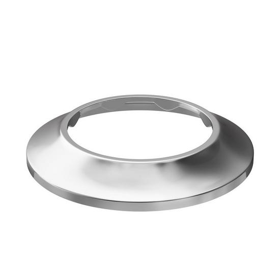 Jones Stephens E02150 1-1/2" IPS Chrome Plated Steel Shallow Escutcheon, Bag of 25