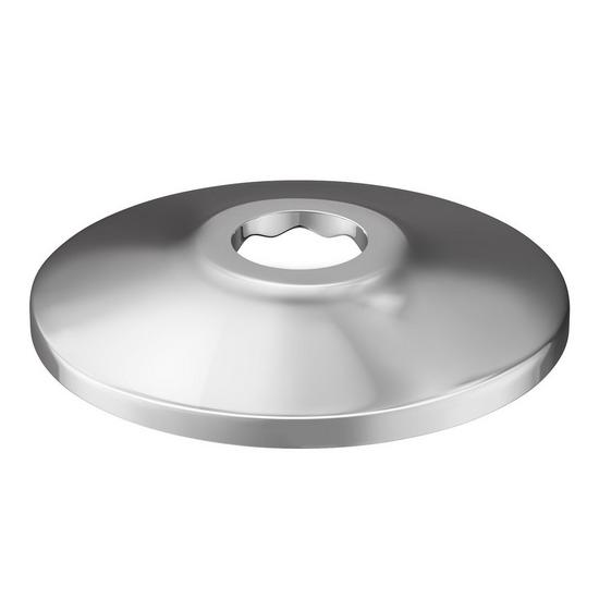 Jones Stephens E01050 1/2" CTS Chrome Plated Steel Shallow Escutcheon, Bag of 25
