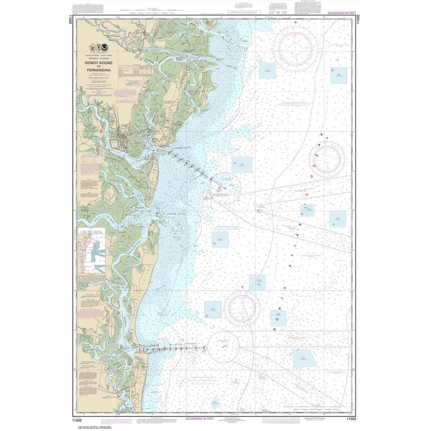Paradise Clay NO_11502 HISTORICAL NOAA Doboy Sound to Fernadina