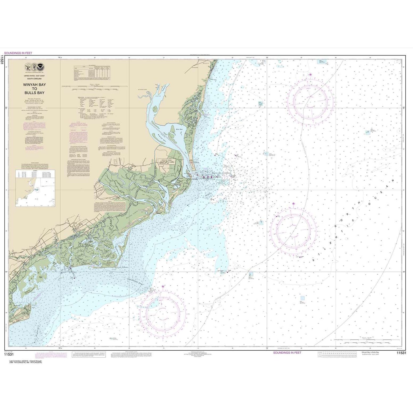 Paradise Clay NO_11531 HISTORICAL NOAA Winyah Bay to Bulls Bay