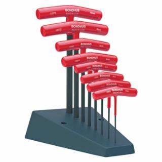 BONDHUS® 13389 8 Pc Metric T Handle W/Stand 2-10 Mm