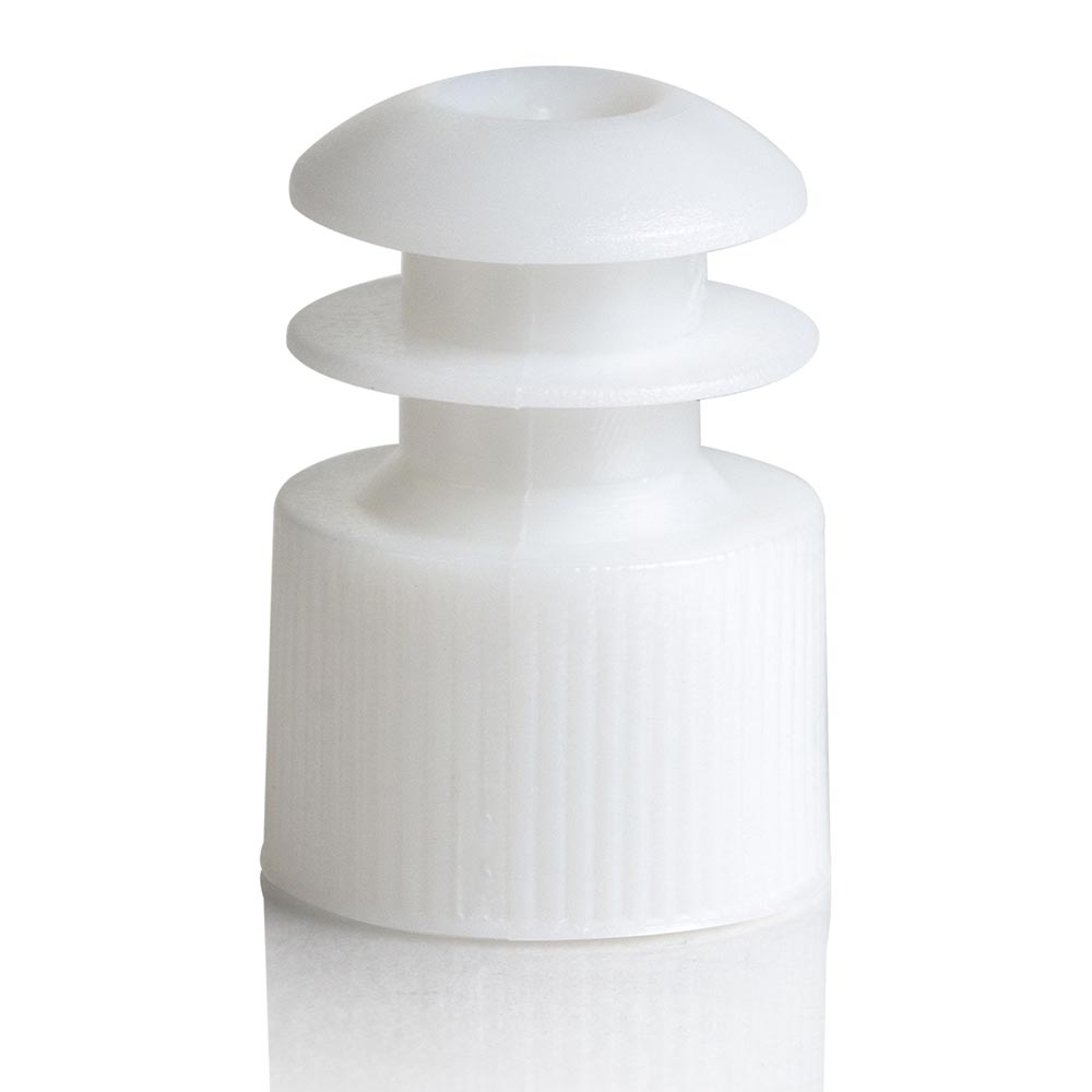 Globe Scientific 118127W Cap Flange Plug 12mm White