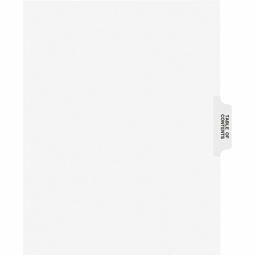 Avery® AVE11910 Avery® Individual Legal Exhibit Dividers - Style - Unpunched