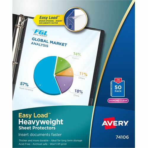 Avery® AVE74106 Avery® Heavyweight Sheet Protectors