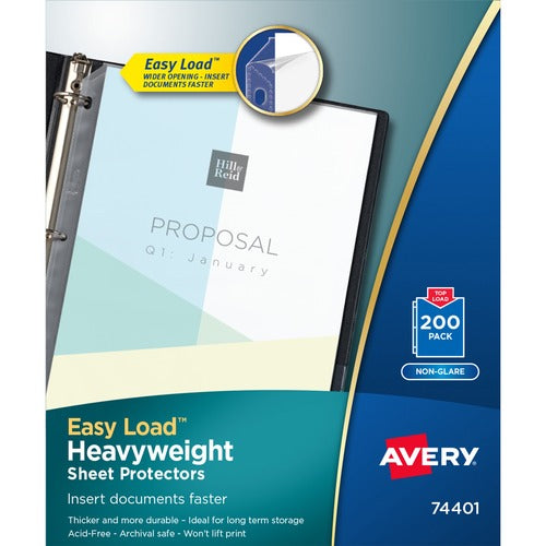 Avery® AVE74401 Avery® Non-Glare Heavyweight Sheet Protectors