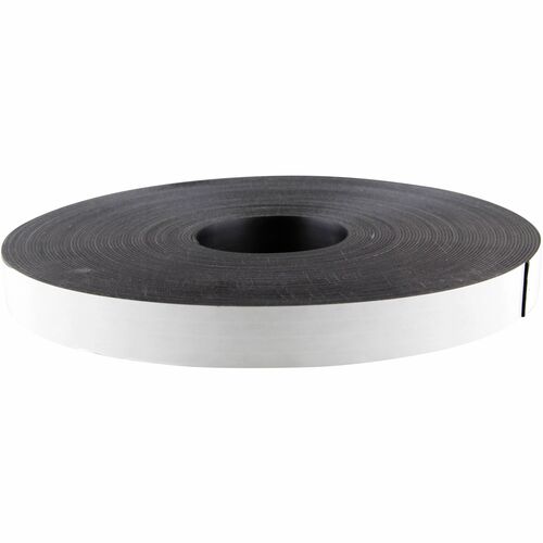Zeus BAU66100 Magnetic Tape - 1" Width X 33.33 Yd Length - Magnet - Adhesive Backing - Flexible - Black