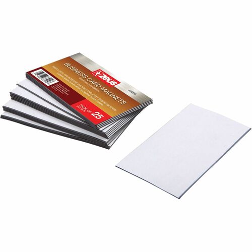 Zeus BAU66200 Business Card - 3.50" X 2" - 25 / Pack - Black