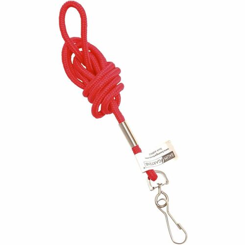 SICURIX BAU68902 Standard Cord Lanyard - 34" Length - Red - Nylon