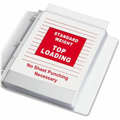 C-Line CLI62037 Poly Top-loading Sheet Protectors