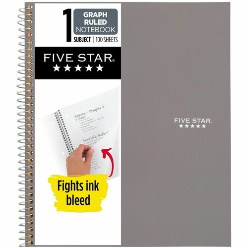 Mead MEA06190 1-subject Graph Ruled Notebook - Letter-size