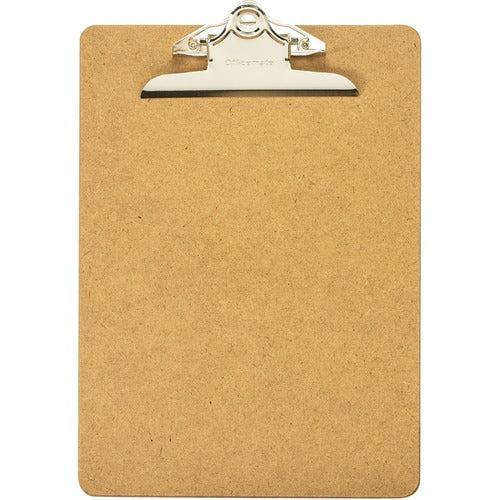 Officemate OIC83100 83100 Letter Size Wood Clipboard, 9" x 12 .5" ,Recycled Hardboard