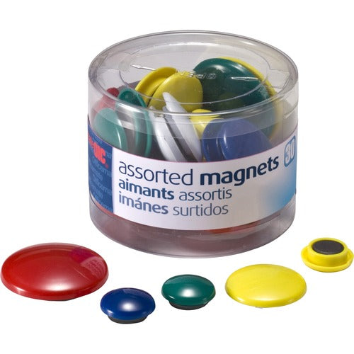 Officemate OIC92500 Round Handy Magnets