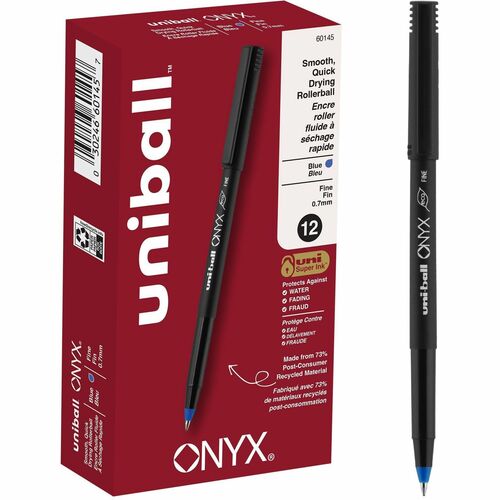 uniball UBC60145 Onyx Rollerball Pens
