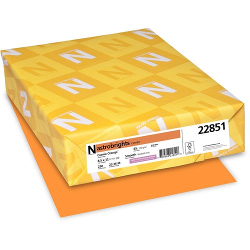 Astrobrights WAU22851 Colored Cardstock - Cosmic Orange