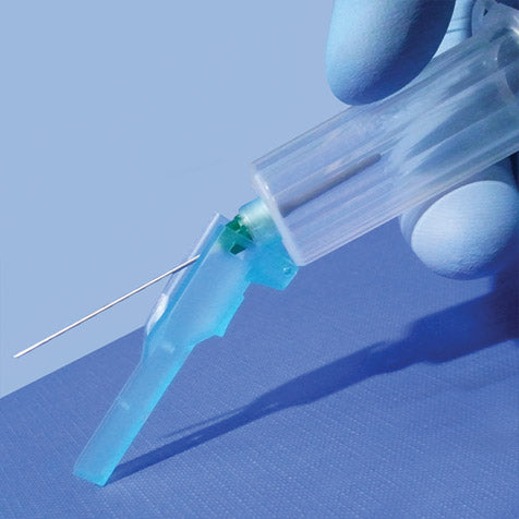 Globe Scientific 1204 Needle Holder with Safety Shield Universal Fit 100/Bag 5 Bags/Unit
