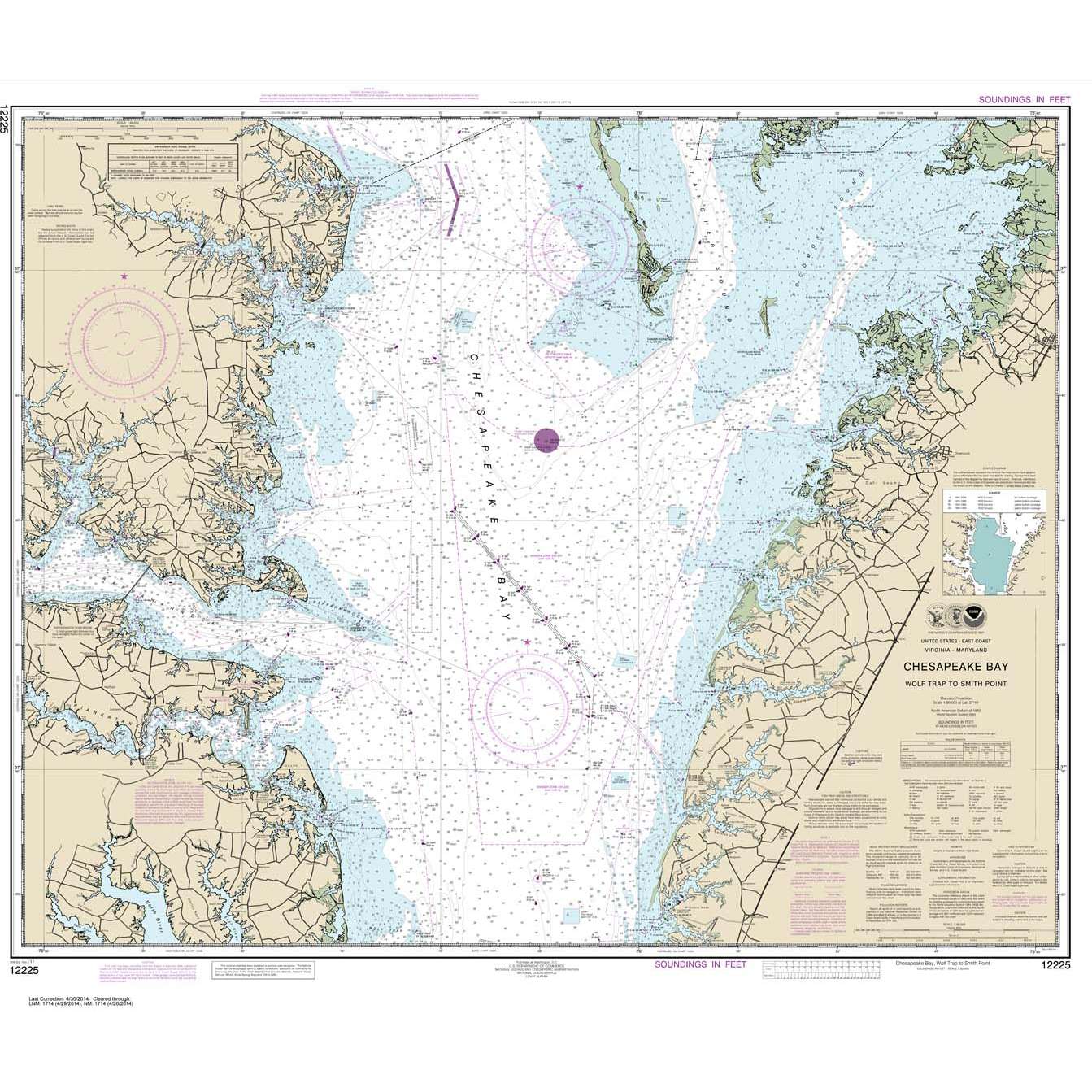 Paradise Clay NO_12225 HISTORICAL NOAA Chesapeake Bay Wolf Trap to Smith Point