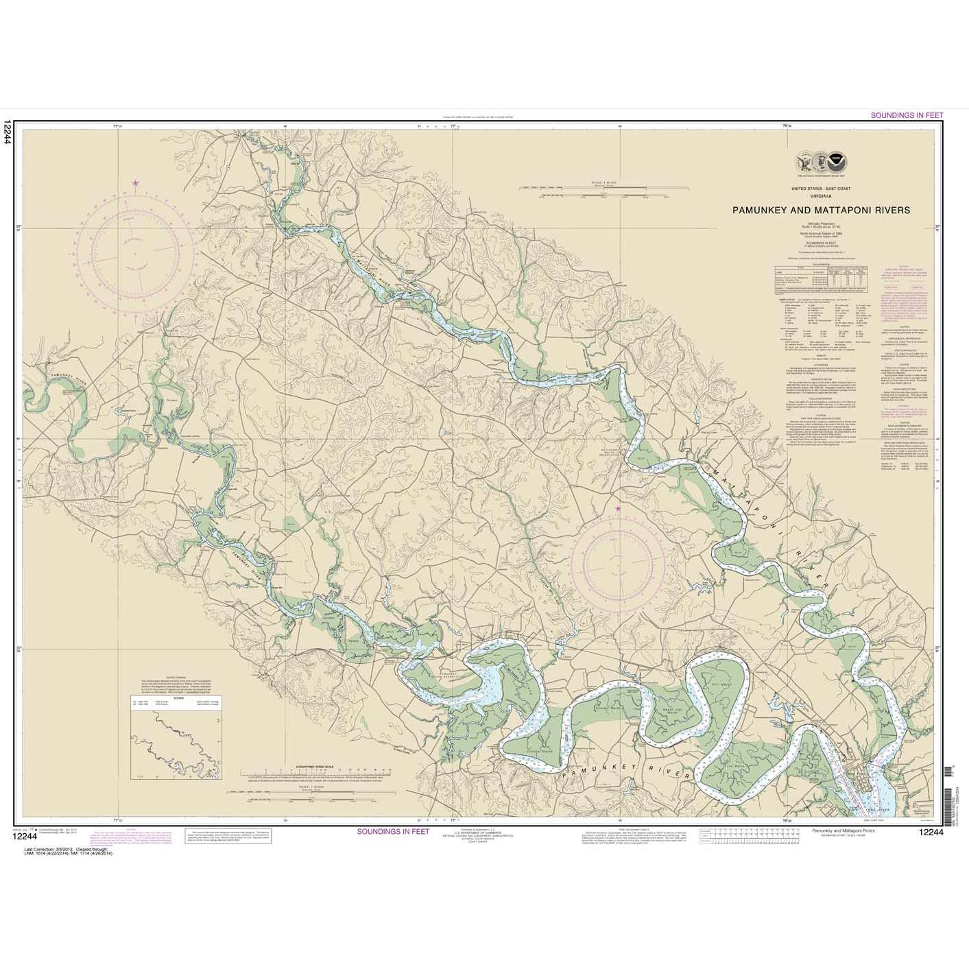 Paradise Clay NO_12244 HISTORICAL NOAA Pamunkey And Mattaponi Rivers