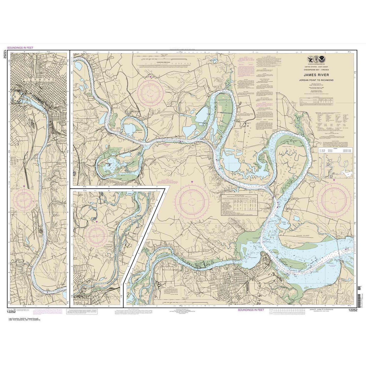 Paradise Clay NO_12252 HISTORICAL NOAA James River Jordan Point to Richmond