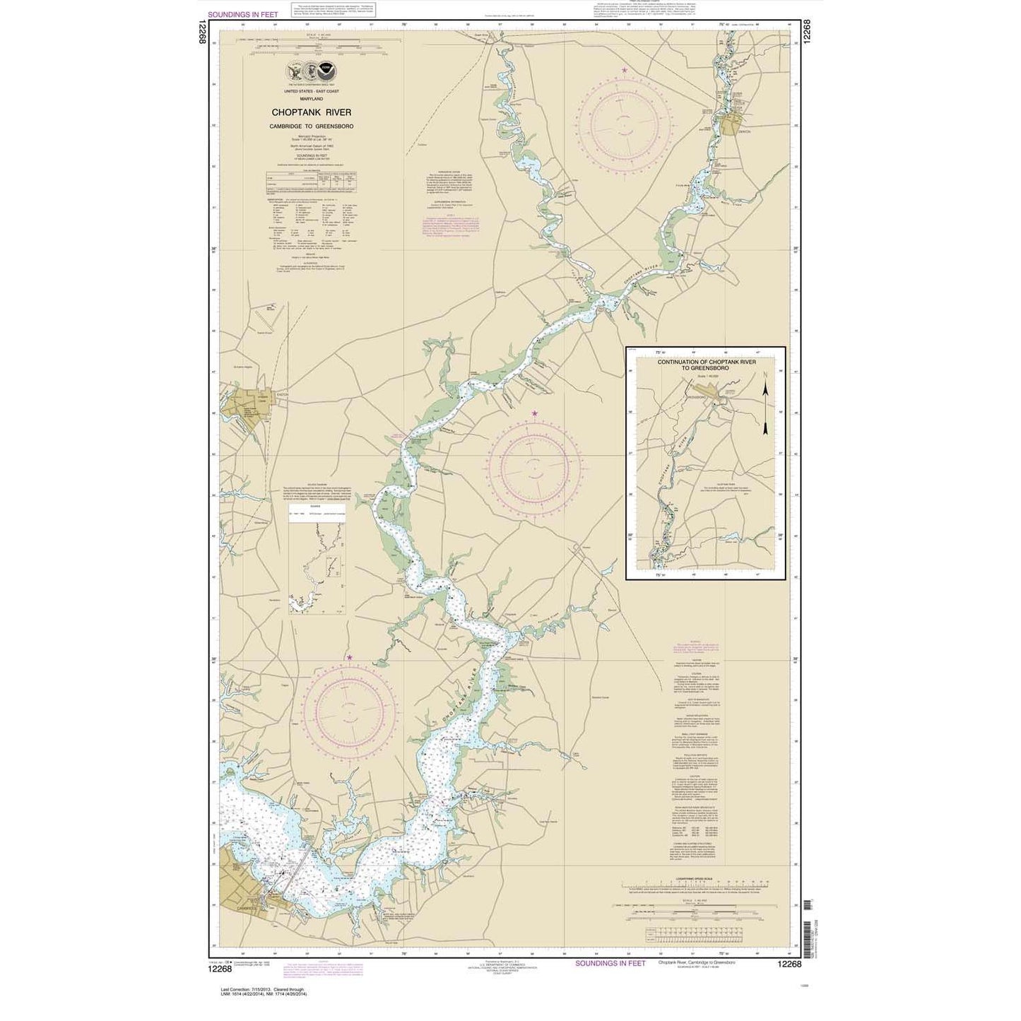 Paradise Clay NO_12268 HISTORICAL NOAA Choptank River Cambridge to Greensboro