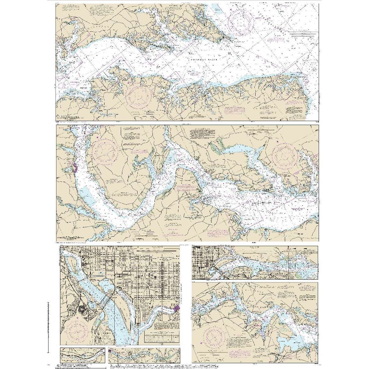 Paradise Clay NO_12285 HISTORICAL NOAA Potomac River; District of Columbia (6 PAGE FOLIO)