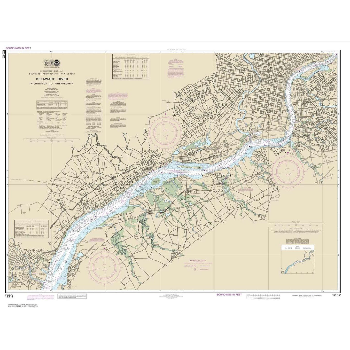 Paradise Clay NO_12312 HISTORICAL NOAA Delaware River Wilmington to Philadelphia