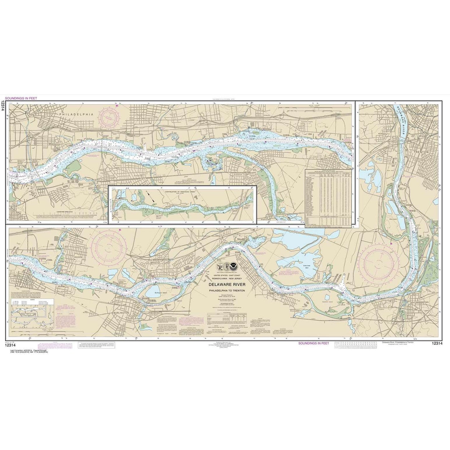 Paradise Clay NO_12314 HISTORICAL NOAA Delaware River Philadelphia to Trenton