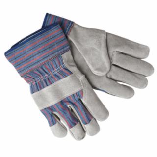 MCR SAFETY 1311 Double Leather Palm W/Rubberized Safety Cuff (1 PR)