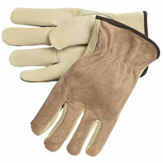 MCR SAFETY 3205XXL Ind Grd Grain Drvr/Splitback Key Thumb Xxl (12 PR)