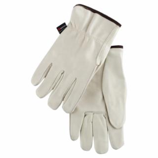 MCR SAFETY 3250L Red Fleece Lined Leathergrain Glove Cream (1 PR)