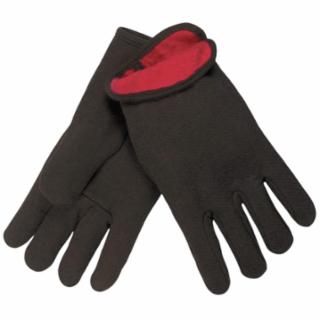 MEMPHIS GLOVE 7900L Red Lined Brown Jersey Driver Style Slip- (1 PR)