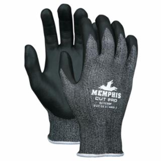MCR SAFETY 92723NFXXL Memphis Cut Pro 13Ga S/P Hppe Black Nf (12 PR)