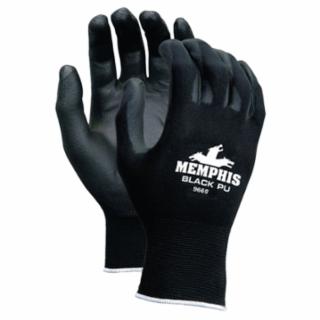 MCR SAFETY 9669M Black Nylon Black Pu 13Ga (12 PR)