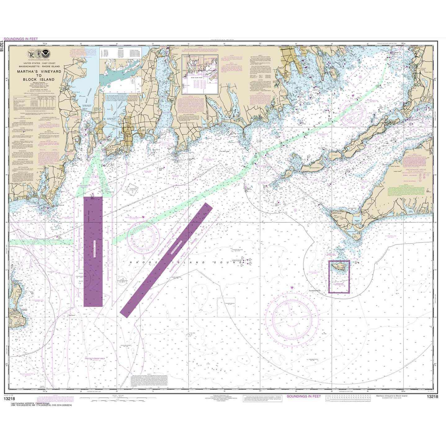 Paradise Clay NO_13218 HISTORICAL NOAA Marthas Vineyard to Block Island